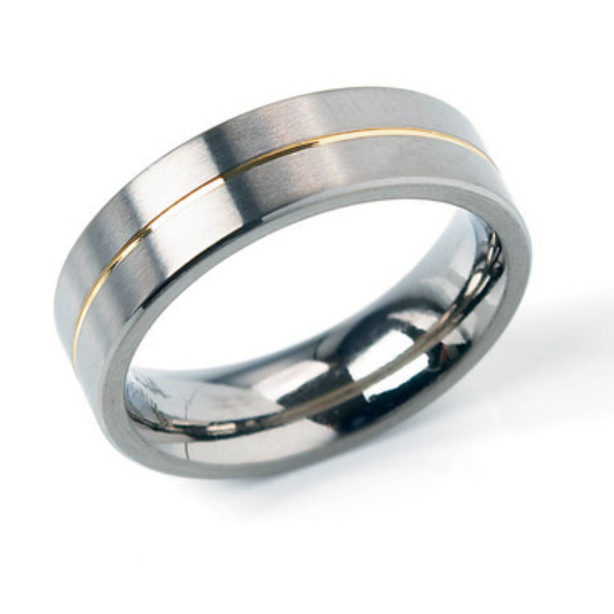 Dit is een ring van het merk Boccia Titanium