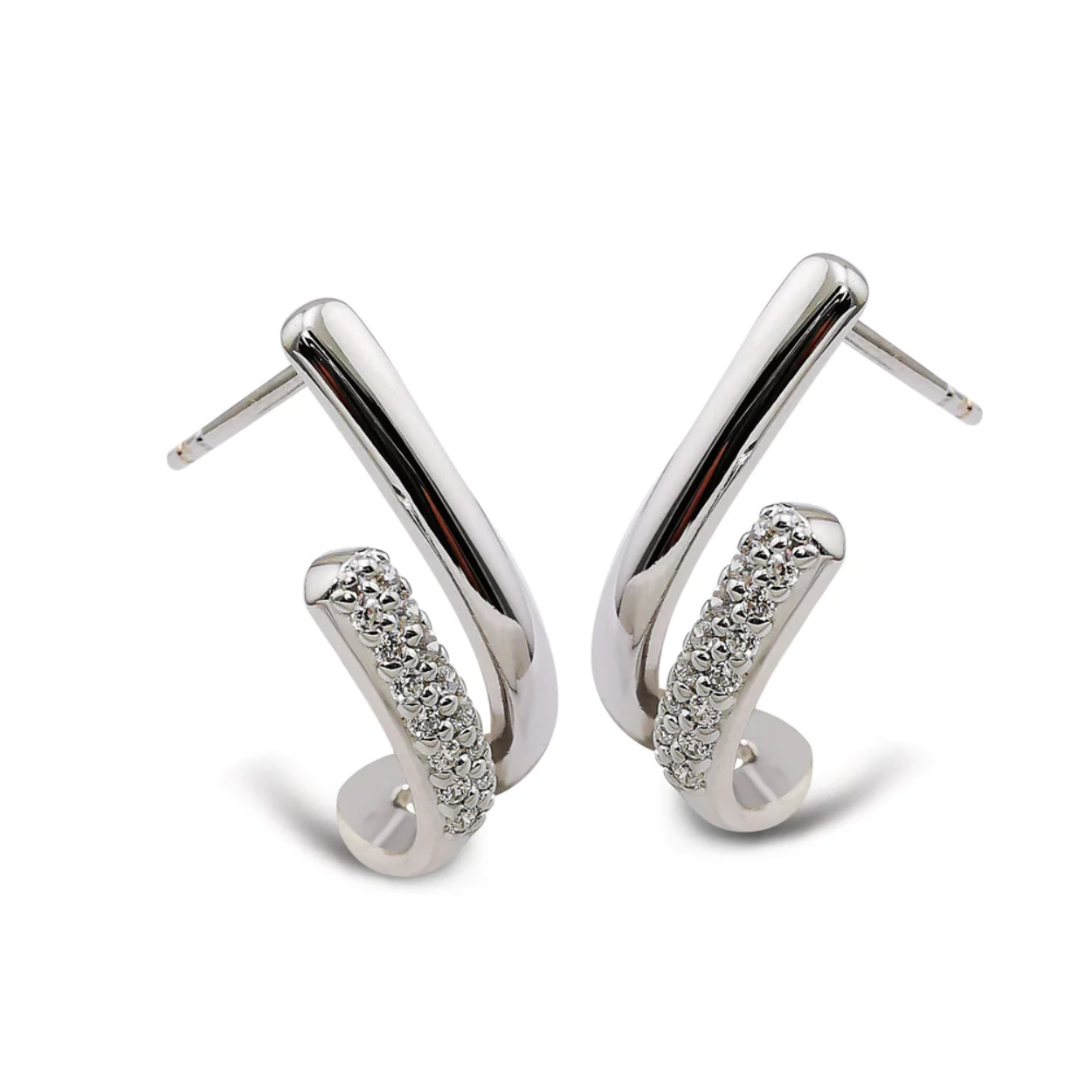 Earparty Oorbellen Highway Silver