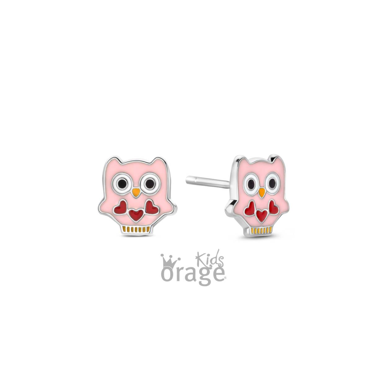 Orage Kids oorstekers roze varkentjes - K2790