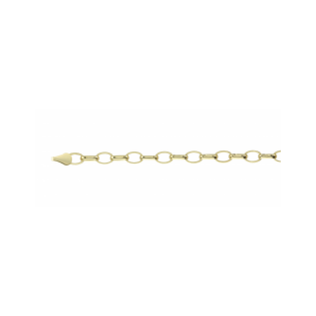 Fory collier ovaal jasseron 50cm