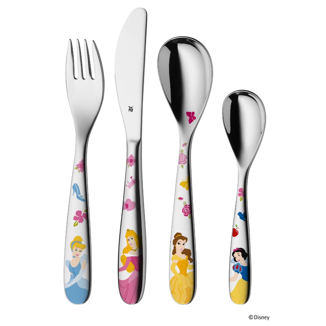 Kinderbestek, WMF Disney, Princess 4-delig 12-8240-6040