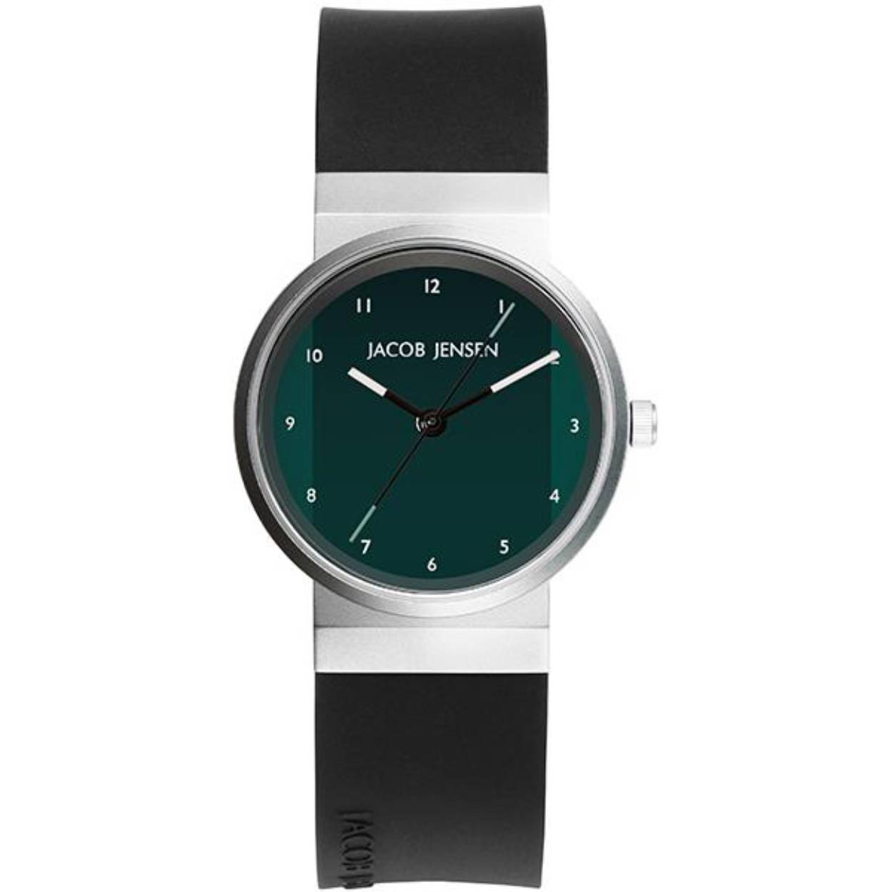 De Jacob Jensen New 725 een mooi staal horloge door zijn eenvoud en flatteuze details een horloge wat past bij iedere outfit zowel klassiek als modern.!