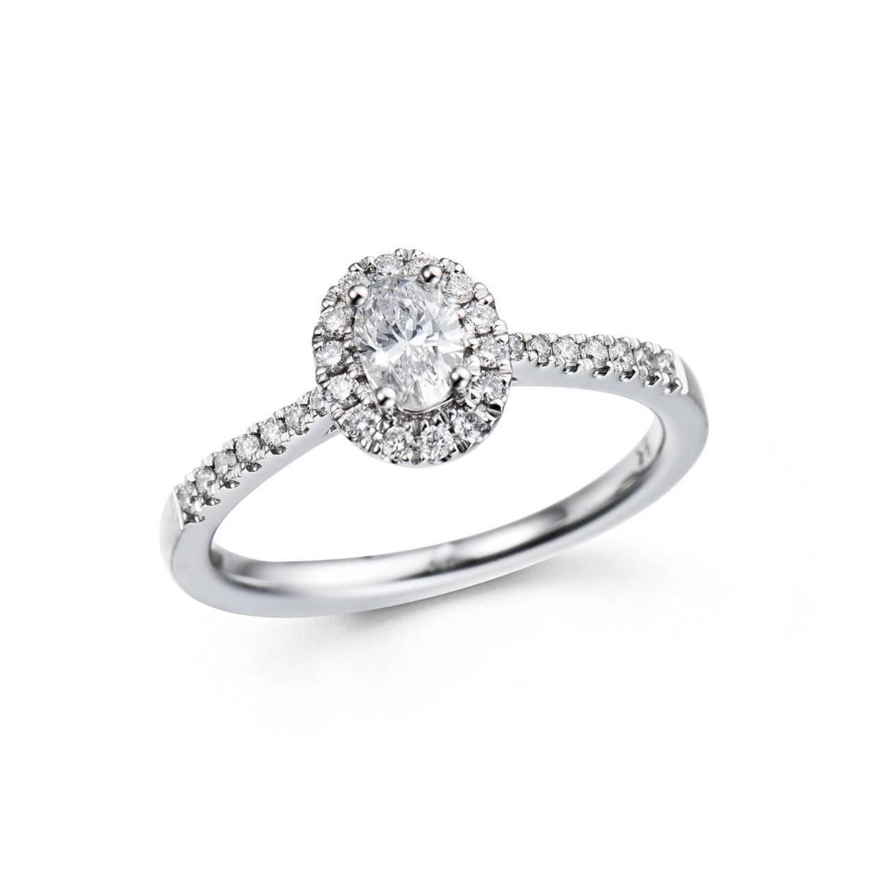 Ring goud 18kt met diamanten