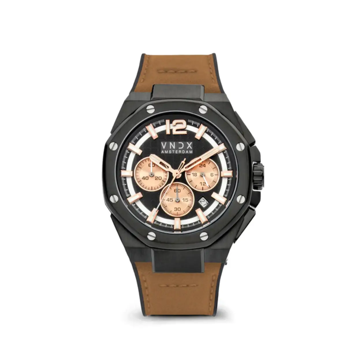 De Wise Man Silicon, met zijn robuuste 46 mm kast, is een ultiem horloge voor mannen. Deze krachtige tijdwaarnemer biedt essenti&euml;le functies, waaronder een stopwatch en een datumaanduiding op de wijzerplaat. De Wise Man Silicon is ontworpen voor avonturiers en heeft een indrukwekkende waterdichtheid van 10 ATM, waardoor hij perfect is voor zwemmen en diepzeeduiken. Zijn sportieve siliconen band past comfortabel om je pols en geeft het horloge een stoere uitstraling. Zelfs in het donker kun je vertrouwen op de lichtgevende wijzers om de tijd nauwkeurig af te lezen. Kies de Wise Man Silicon voor onbevreesde avonturen en stijl in &eacute;&eacute;n horloge.
