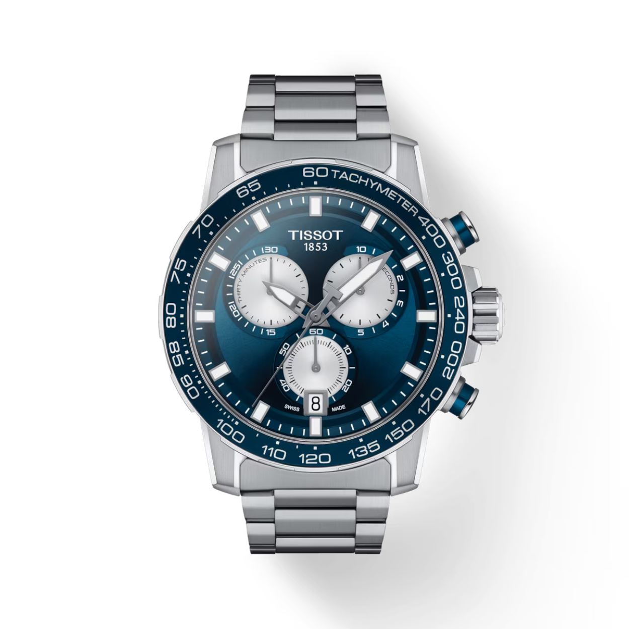 Supersport Chronograaf Quartz. 100m WR Saffierglas
