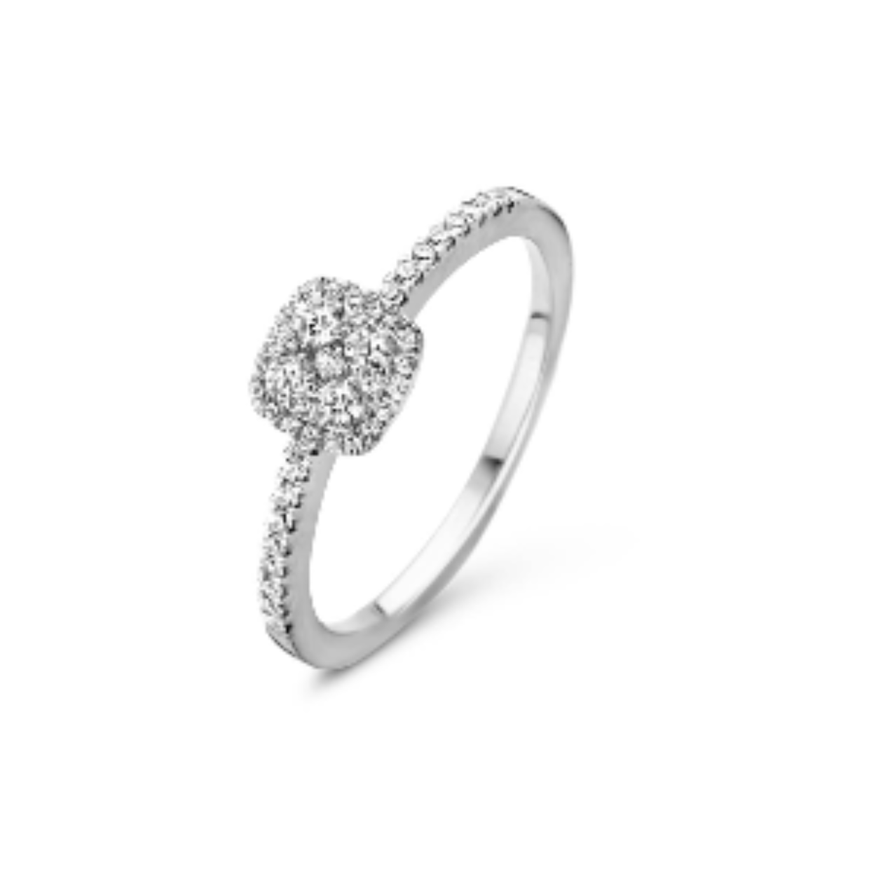 Ring goud 18kt met diamanten