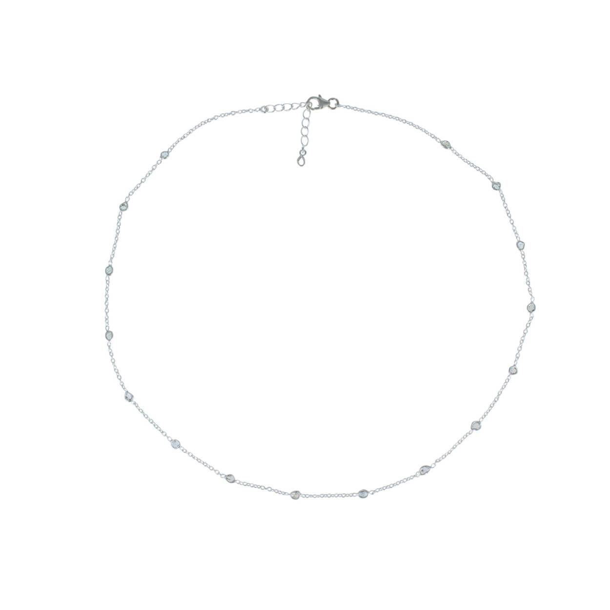 collier met diamant