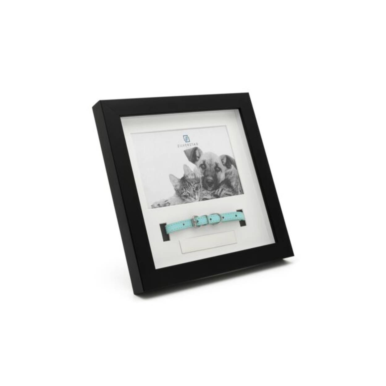 fotolijst huisdieren + riempje 15x10 pp zwart
