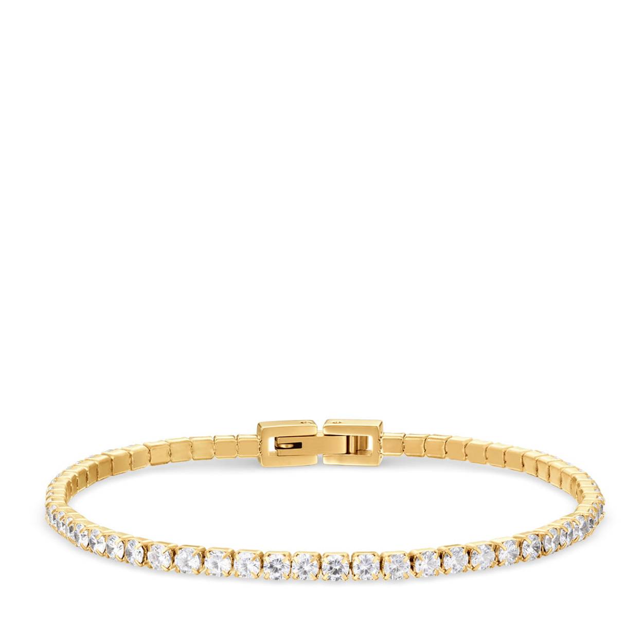 Bering 646-27-190 Tennis Armband Verguld
