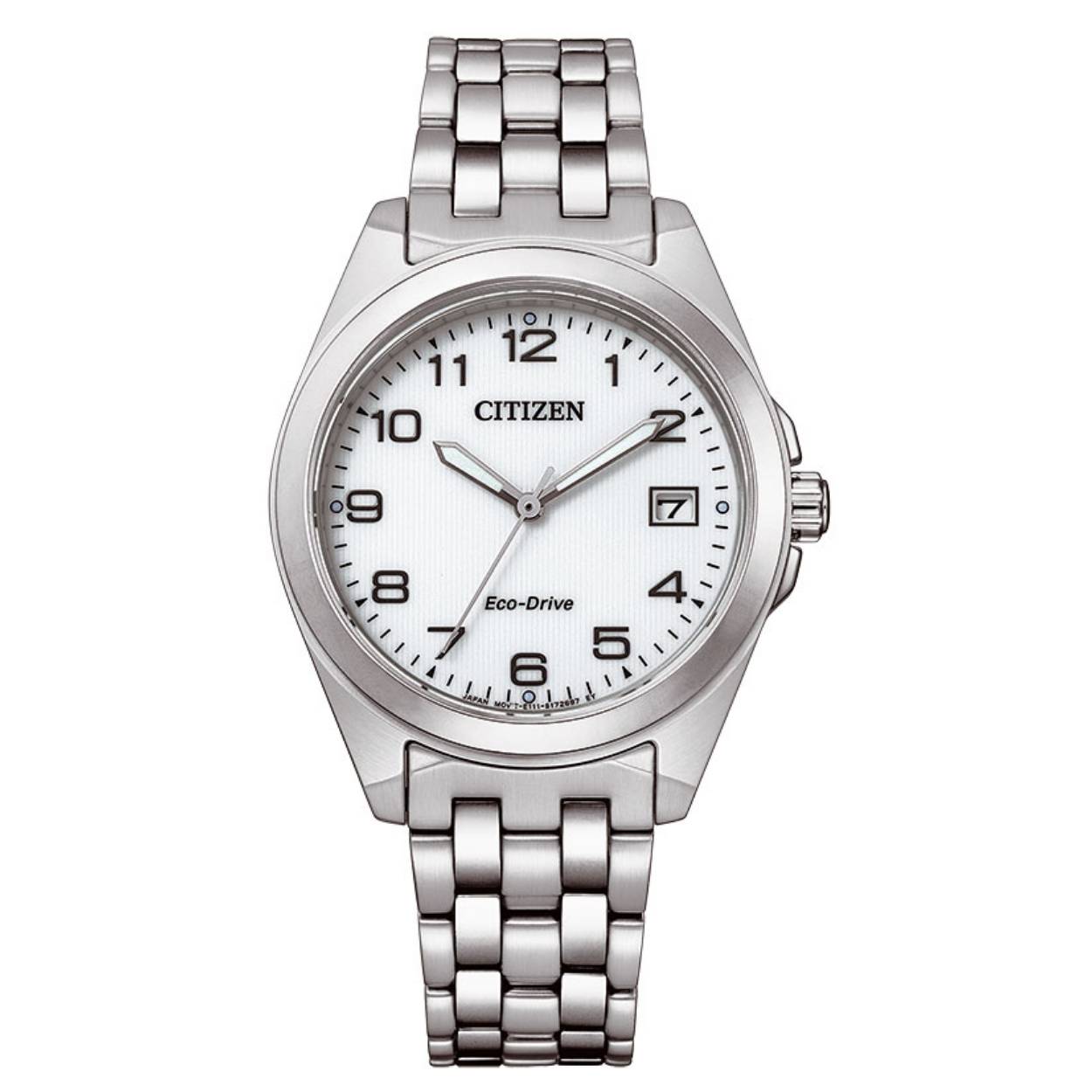 Citizen - Eco-Drive Cal: E111, 100 meter WR, Saffierglas - EO1210-83A