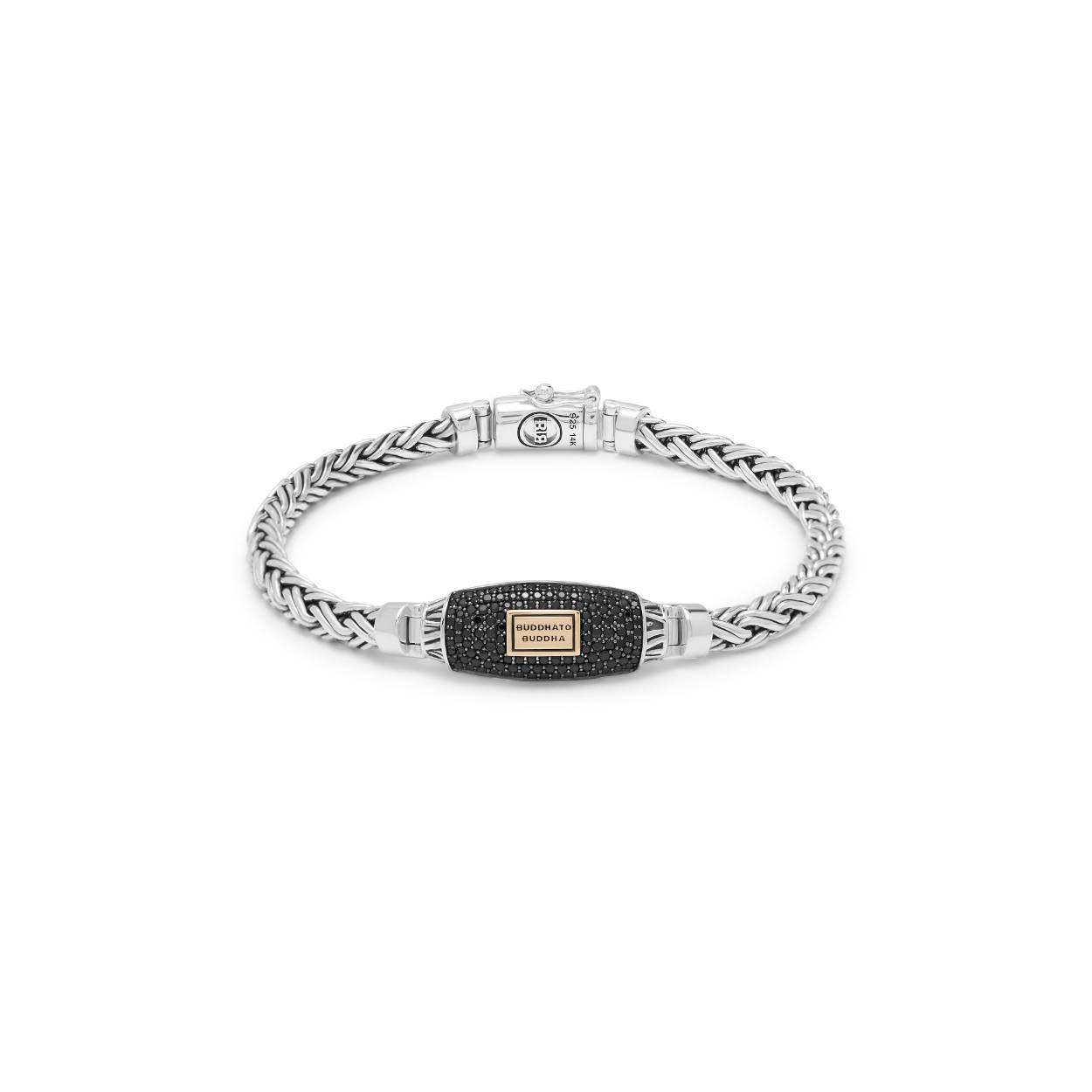  Katja Xs Black Spinel Ltd Bracelet Silver Gold/OXI Plated