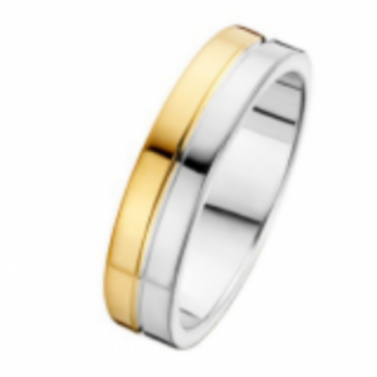 goud/zilveren ring 