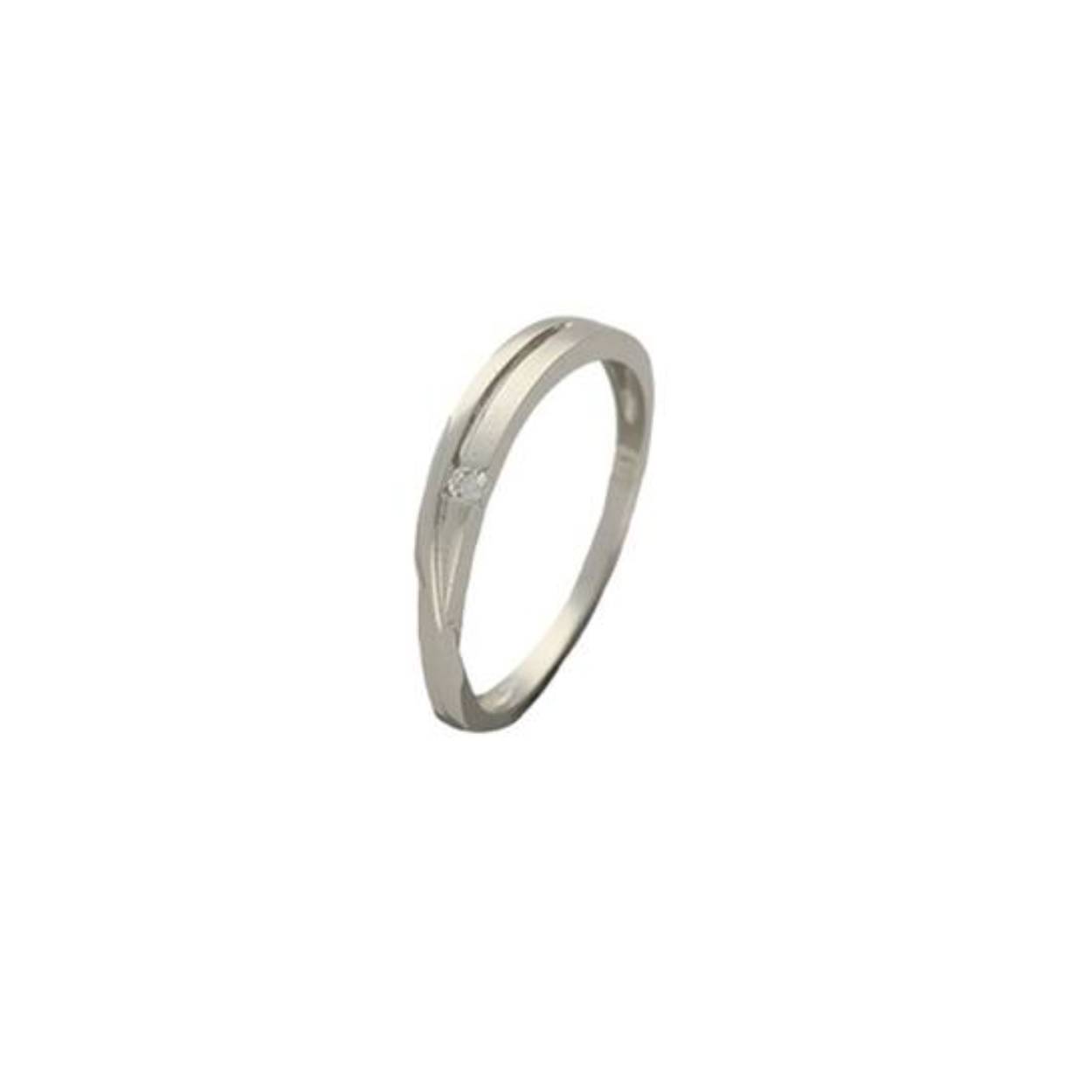 Huiscollectie Zilveren ring mat/ glans. Maat 52