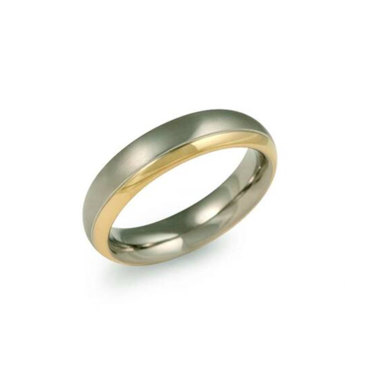 Boccia titanium bicolour ring