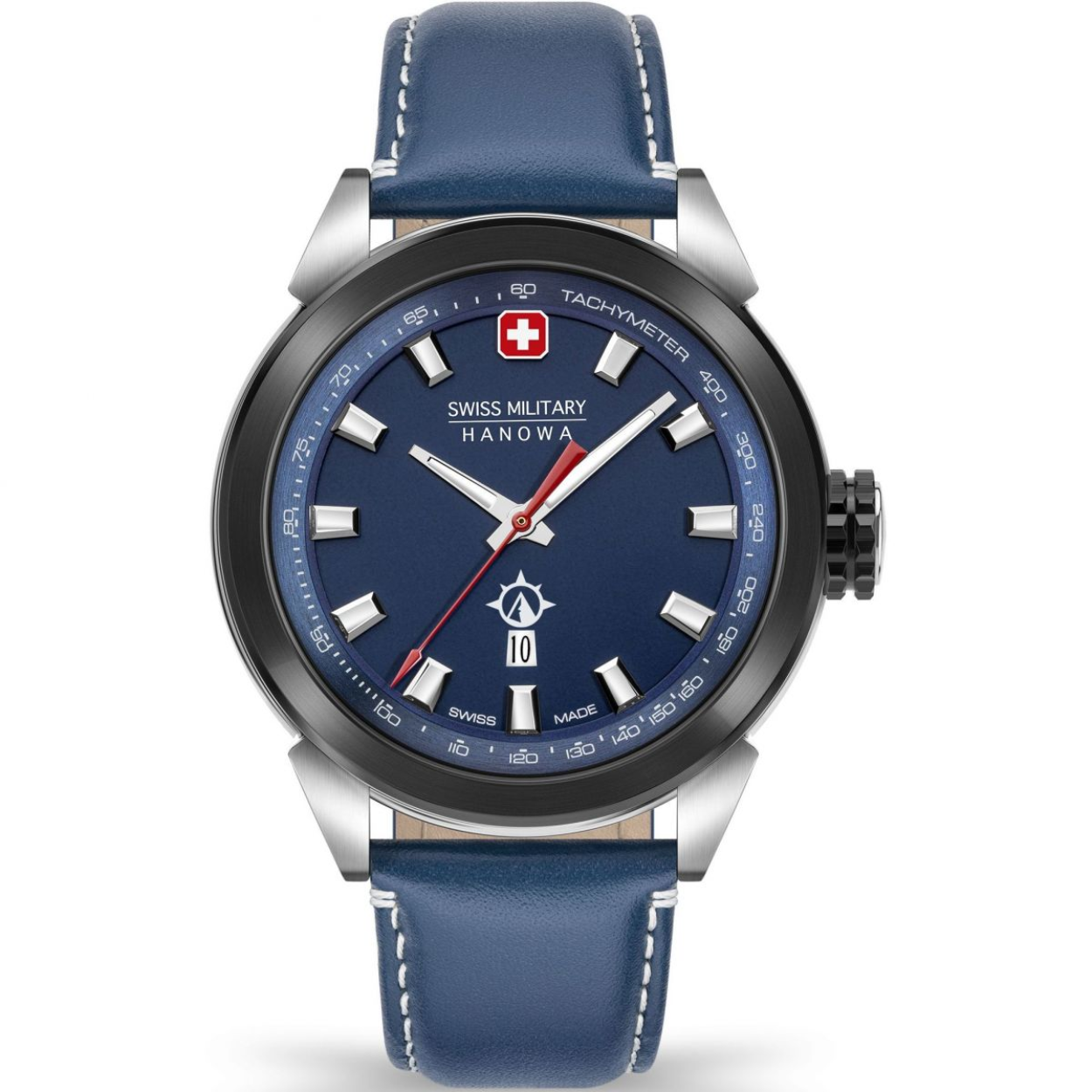Swiss Military Hanowa Platoon Night Vision Herenhorloge Navy SMWGB2100170