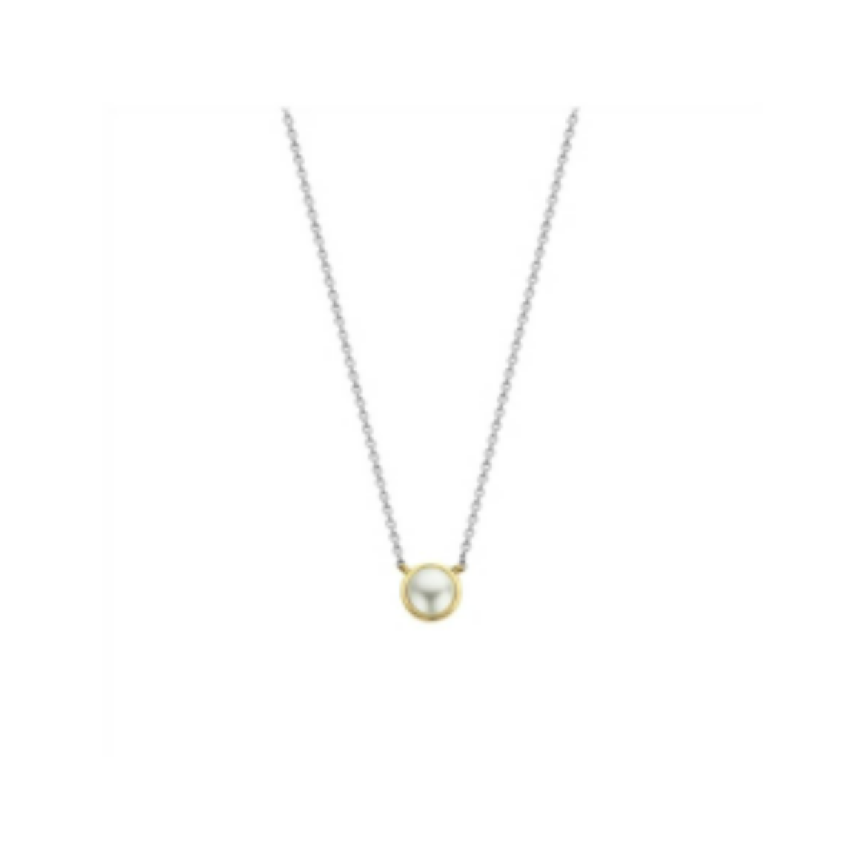 Deze TI SENTO vergulde zilveren ketting 34007YP heeft een glanzende witte parel, handgezet in een vergulde zetting. De ketting is vervaardigd uit 925 sterling zilver en plated met geelgoud. Een verfijnd en tijdloos design, waarmee je iedere look een vrouwelijke touch geeft. De lengte van het collier is verstelbaar tussen 38 en 48 cm.

Het collier heeft een standaardlengte van 38 cm en heeft een verlengstuk van 10 cm. Hierdoor kan je het collier op 5 verschillende lengtematen dragen, op 38 cm, 40 cm, 42 cm, 45 cm en 48 cm.