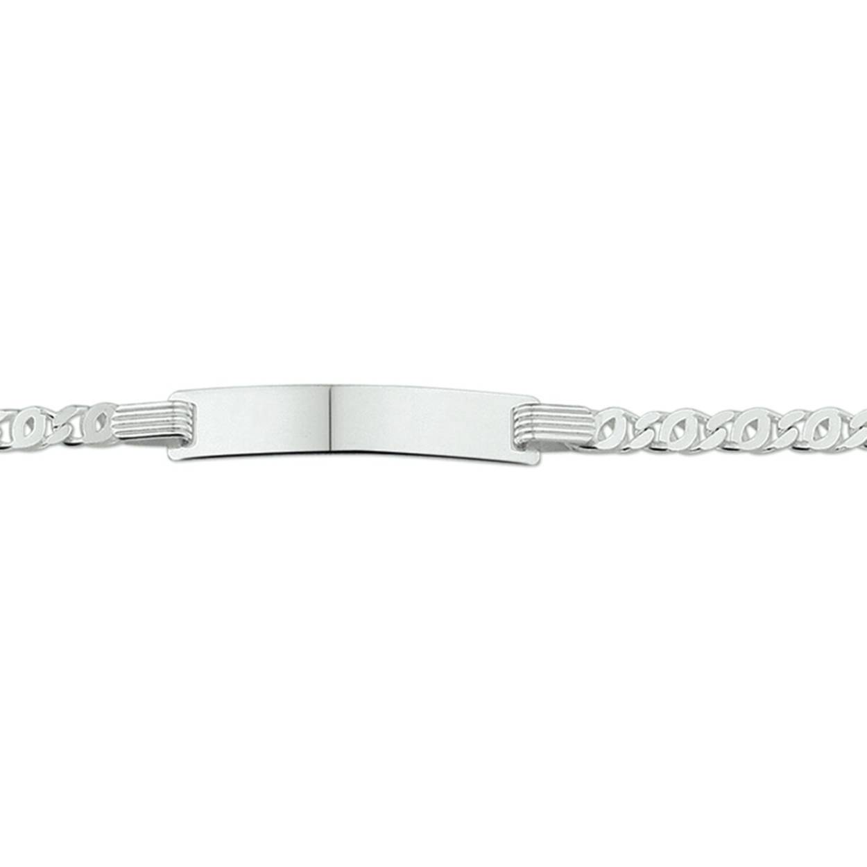 graveerarmband valkenoog plaat 5,0 mm