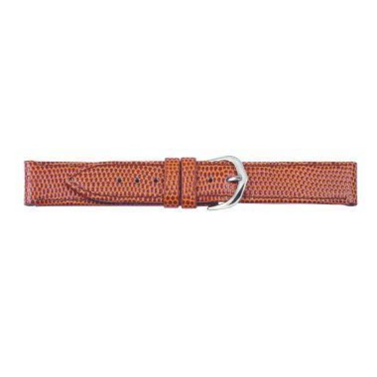 Pebro Horlogeband 096 bruin leer 22 mm