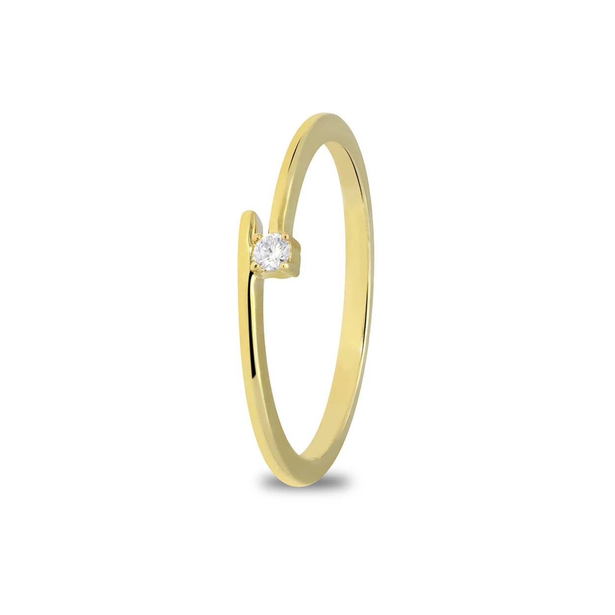 GG 0.03CRT GOUDEN RING DIAMANT