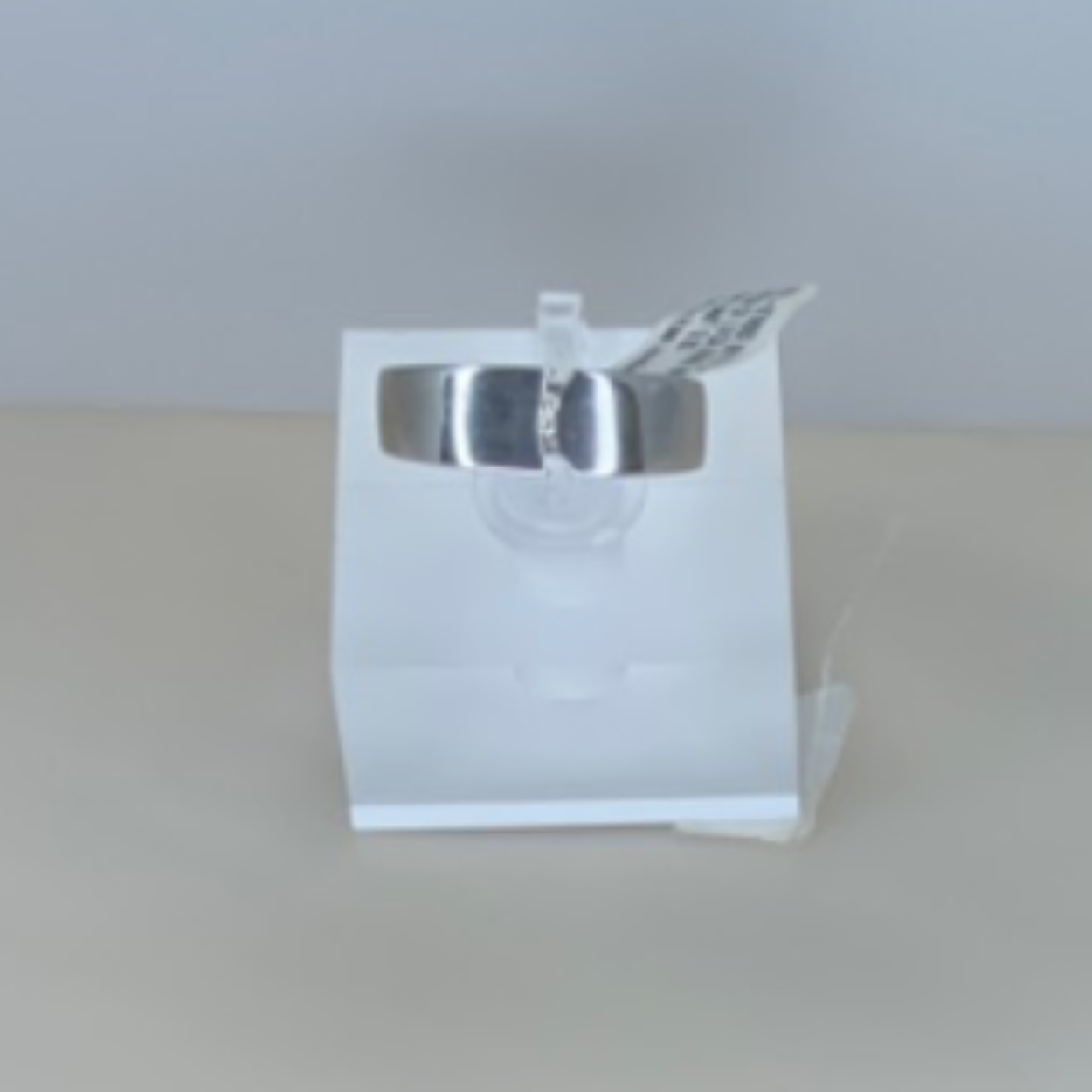 Zilveren ring met diamant