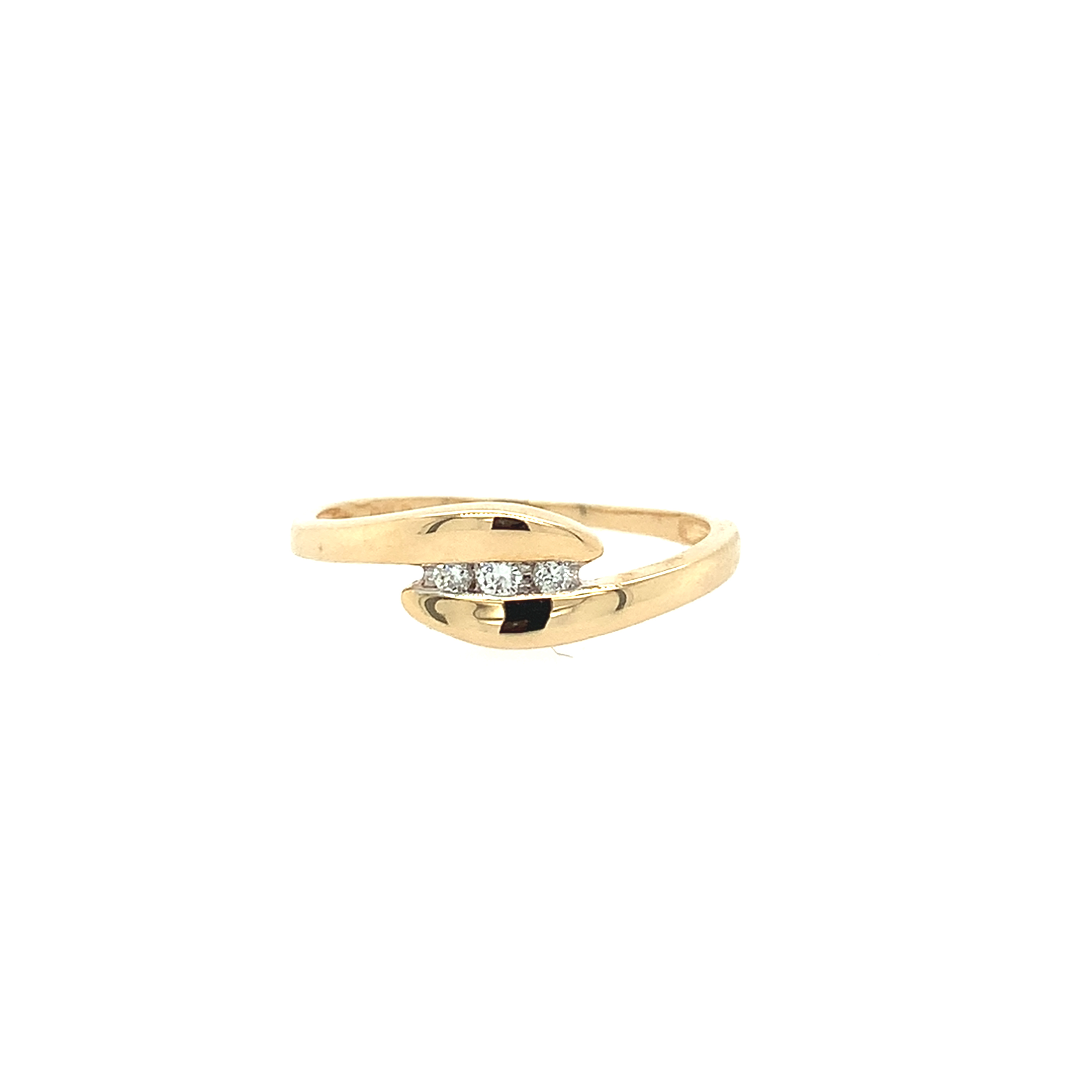Occasion Ring 14 krt Maat 16 mm