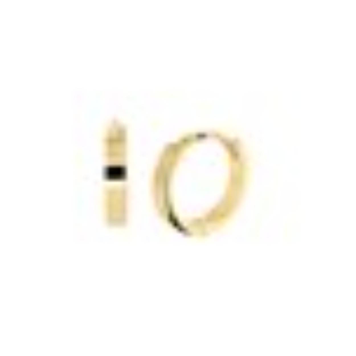 14k geelgouden klapcreool
