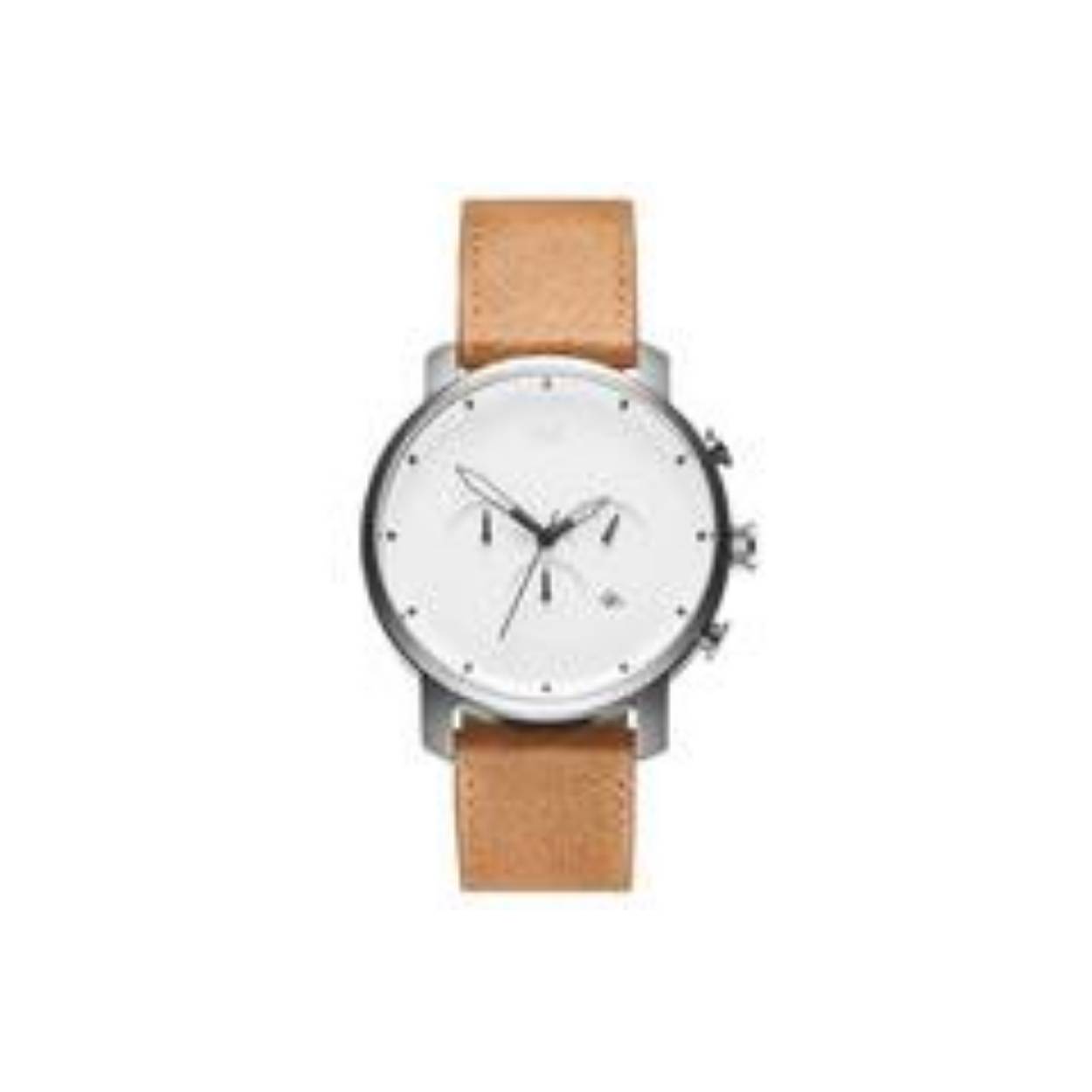 Stalen MVMT F18 005191925 herenhorloge met crème band