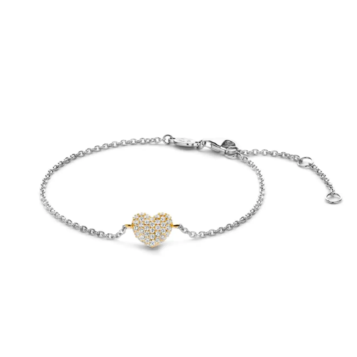 Armband Ti Sento 2885zy zilveren armband geelgoud verguld, draagbaar op 16-18 of 20 cm