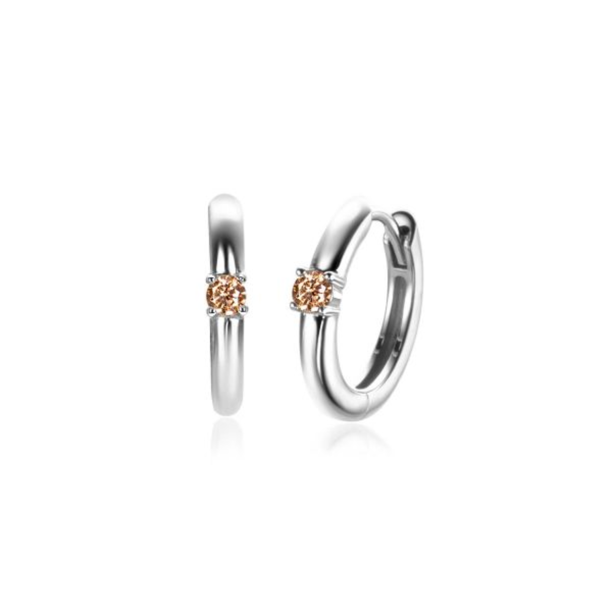 BIRTHSTONE zilveren oorringen 13mm NOVEMBER, staan symbool voor iemand die in de maand november is geboren. In november is de geboortesteen 'geel citrien zirconia'. Iedere geboortesteen heeft haar eigen betekenis. De oorringen hebben een luxe scharnier-sluiting. Vervaardigd van eerste gehalte zilver (925) en voorzien van een extra rodiumlaag voor een langdurige glans.