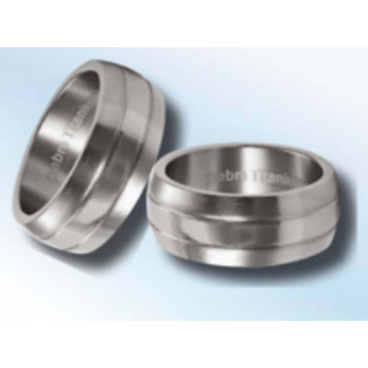 Titanium ring mat/poli