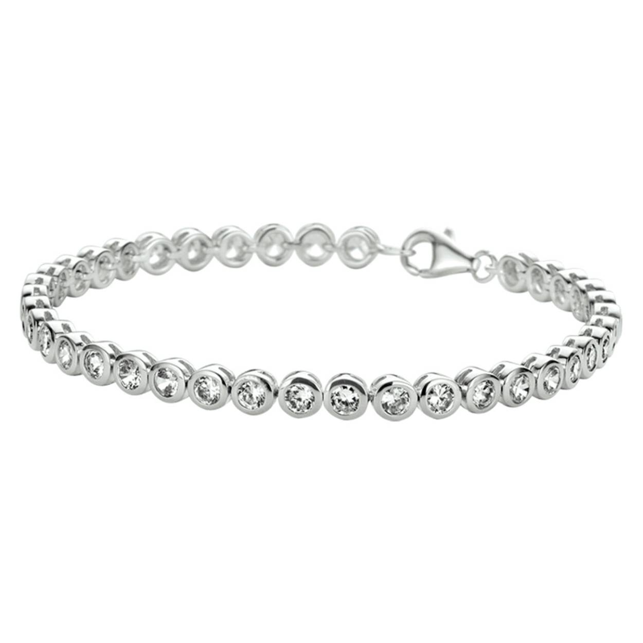 tennisarmband zilver met zirkonia