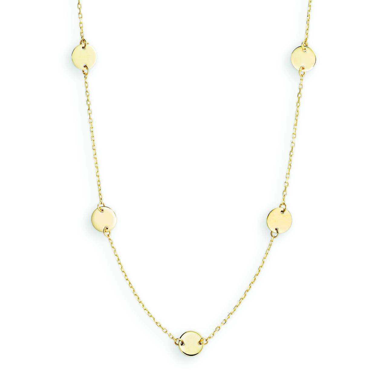 Choker met gesloten cirkels 42cm