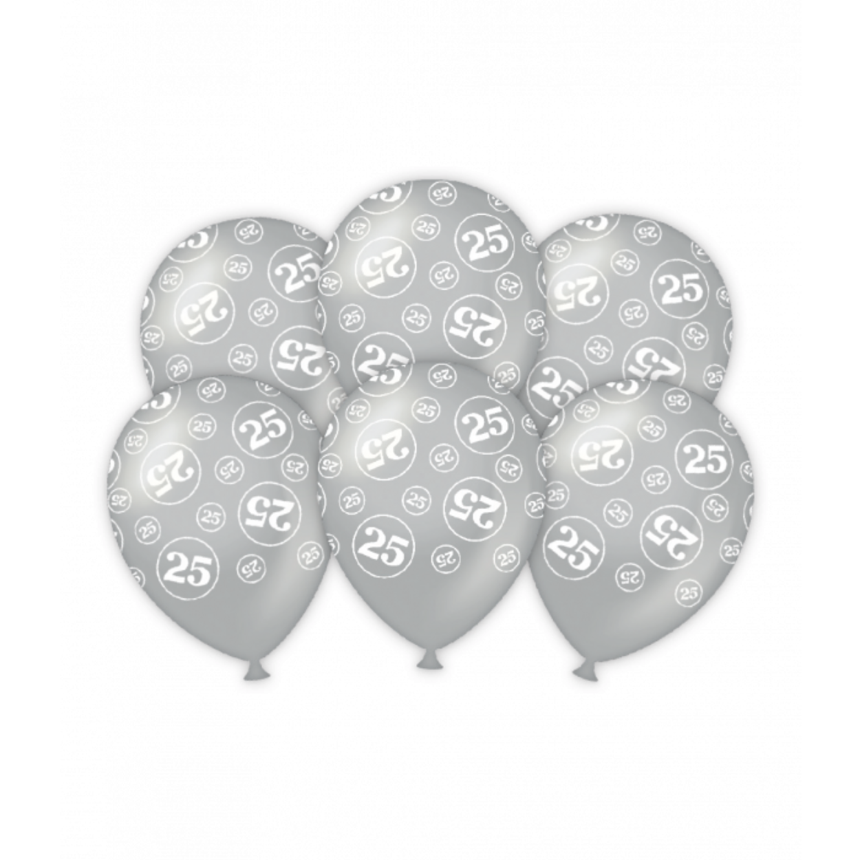 De feestelijke ballonnen 25 jaar getrouwd van Paper Dreams zijn een feestelijke toevoeging voor een echtpaar dat het 25-jarige jubileum viert. Deze ballonnen zijn gemaakt van natuurlijk latex en door het unieke design zijn deze luxe ballonnen niet alleen op het feestje zelf maar ook een eyecatcher in jouw winkel. De ballonnen zijn 30 bij 30 centimeter en ze zijn verpakt en te bestellen per 6. Kijk ook eens bij onze andere jubileum ballonnen.

