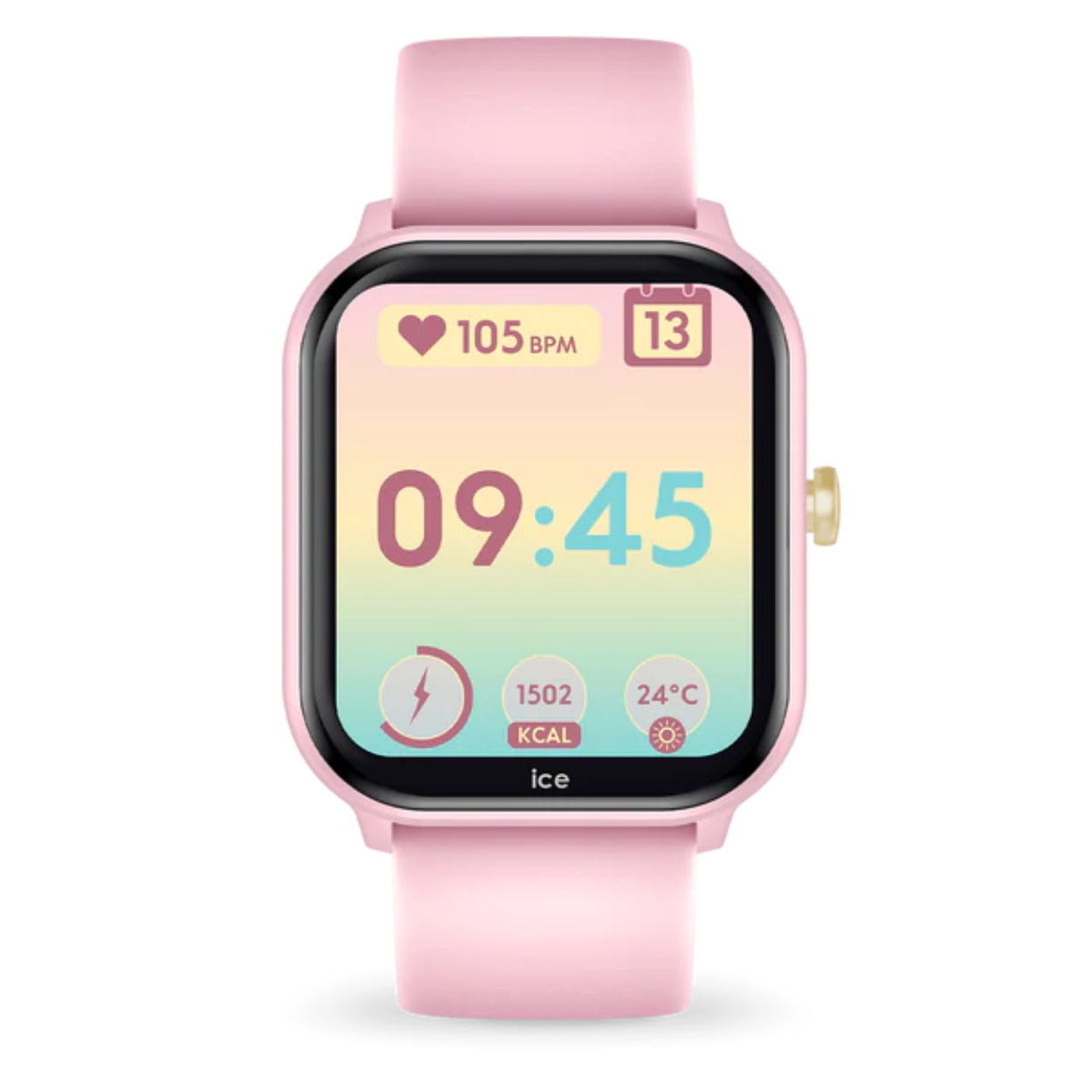 Dit is een horloge van het merk Ice-Watch. De bandkleur van dit horloge is roze.