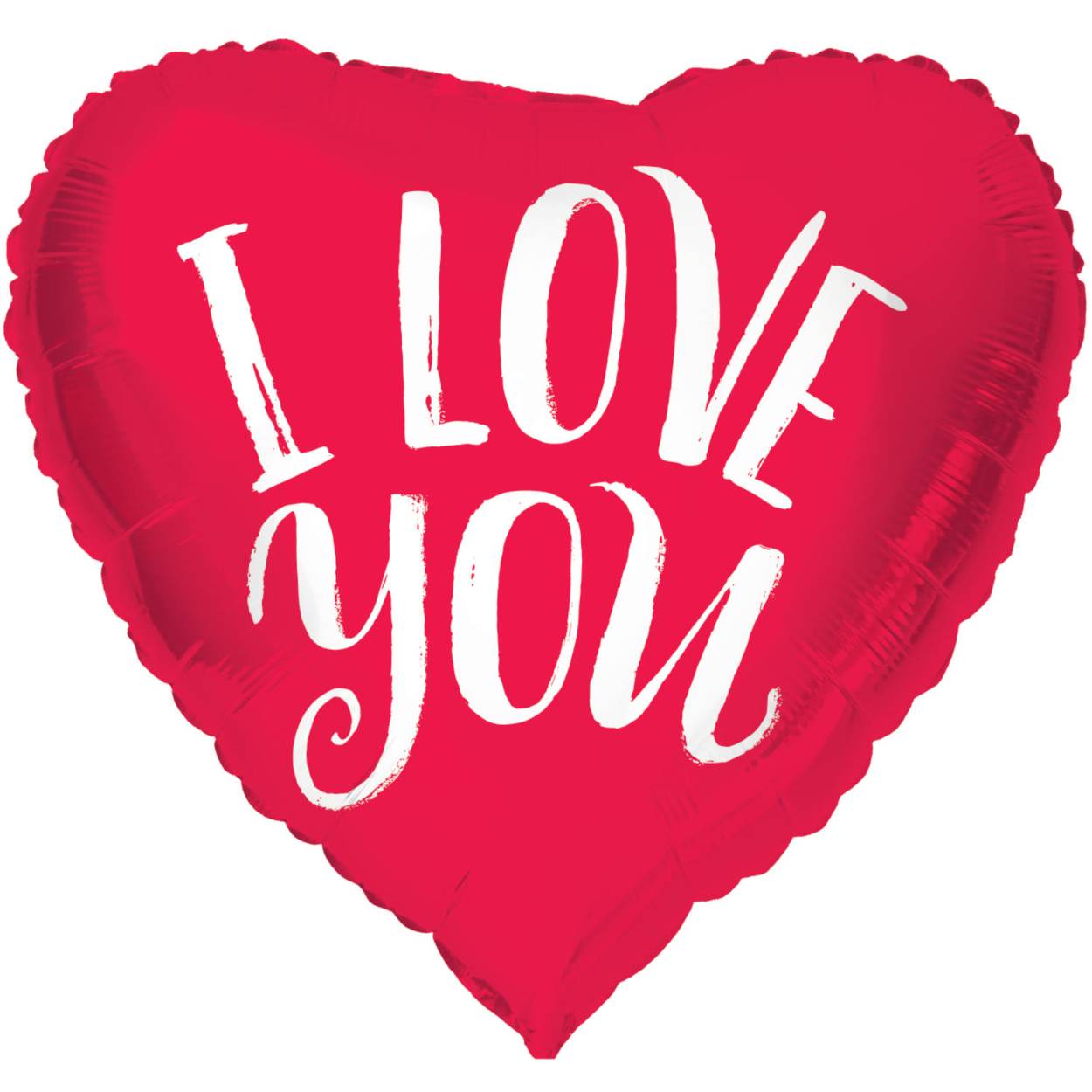 Folieballon Hartvormig I Love You Rood - 45 cm. Inhoud: 1 folieballon. Kleur: Rood. Bijvoorbeeld te gebruiken tijdens de volgende feestgelegenheid/feestgelegenheden: Valentijnsdag. Deze folieballon is 18 inch/45 cm. Het artikel is gemaakt van folie.