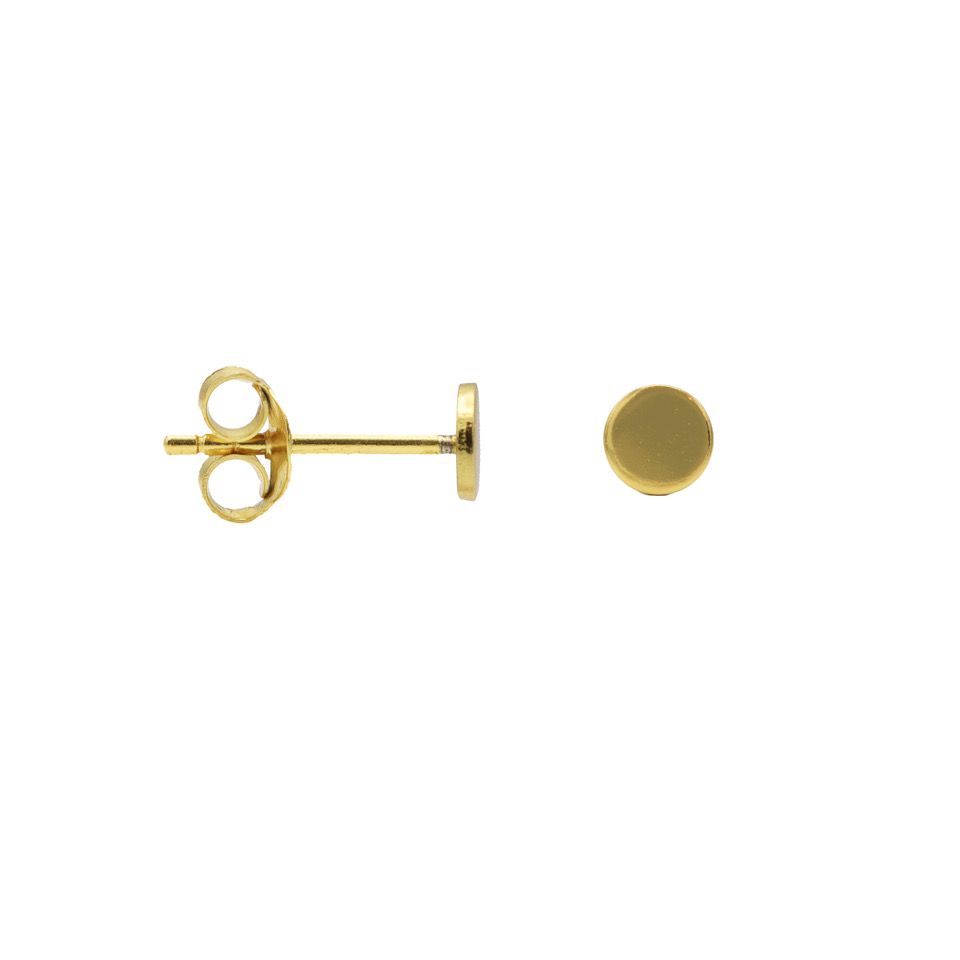 Karma Symbols Round Goldplated