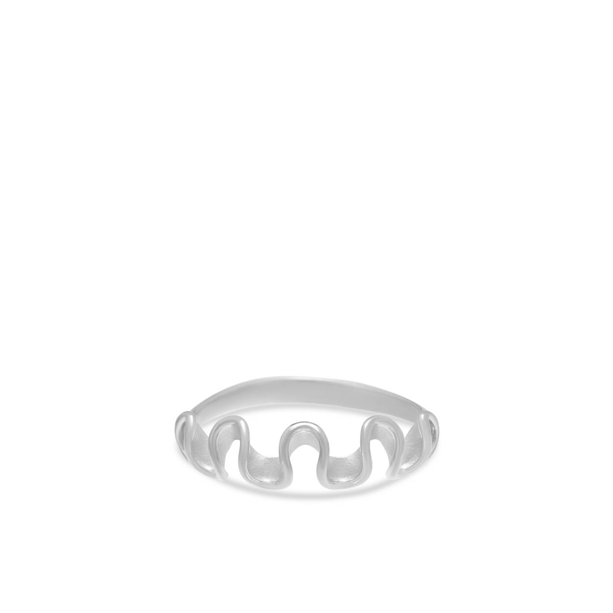 18 karaat wit gouden ring