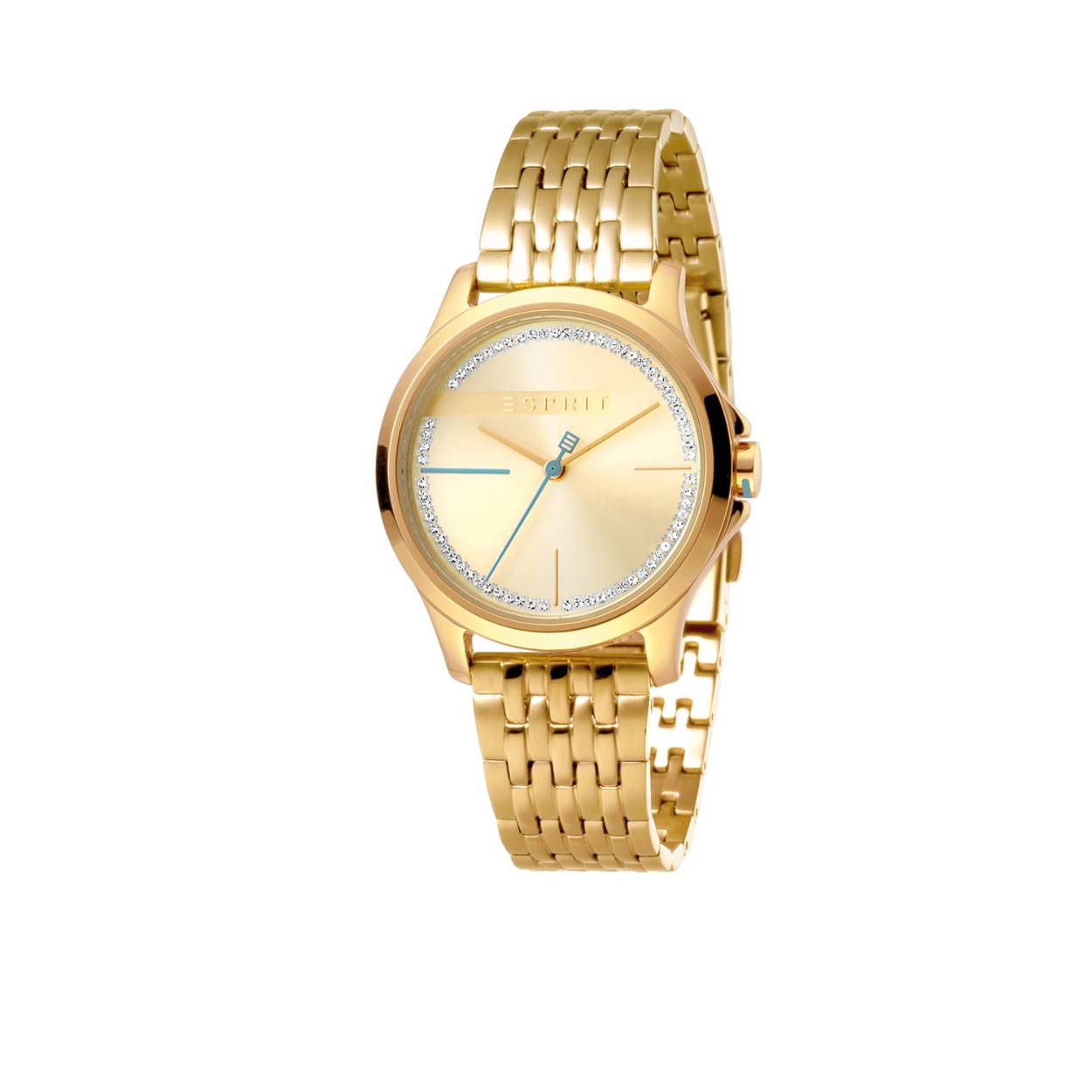 Trendy goudkleurig Esprit horloge