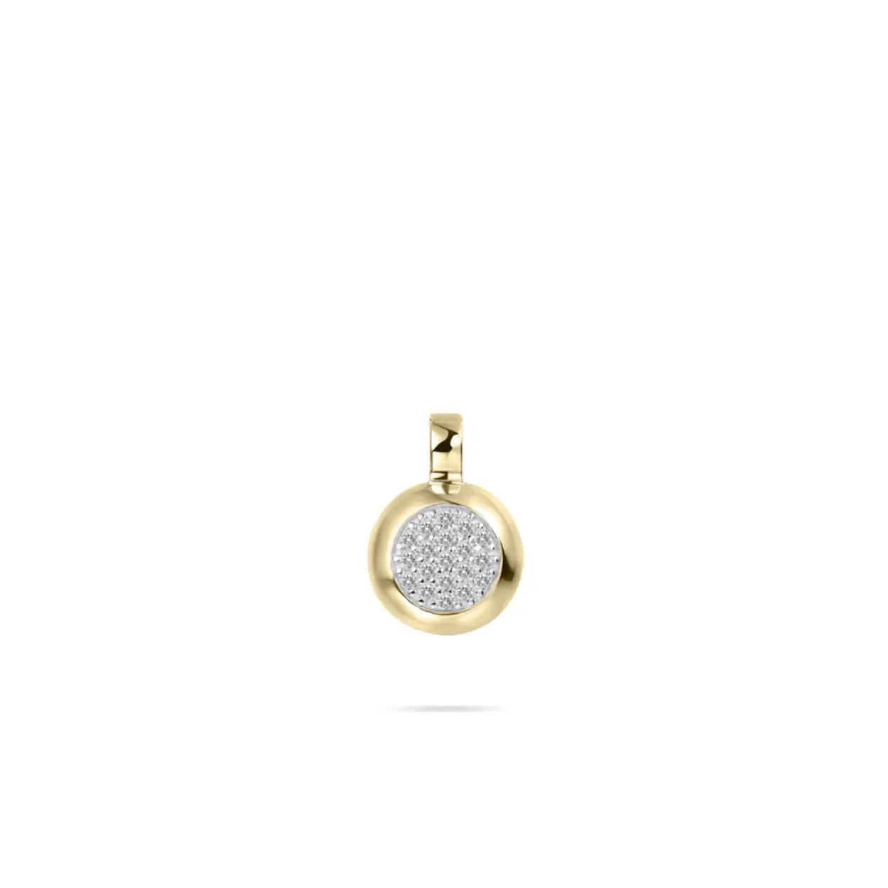 Zilver Gerhodineerde Hanger met Zirkonia