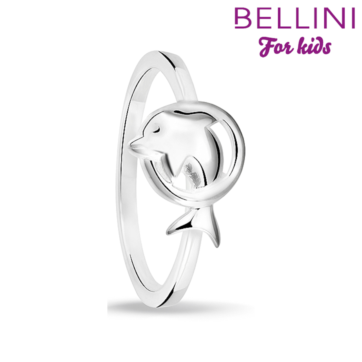 Bellini Kinderring  dolfijn mt 42