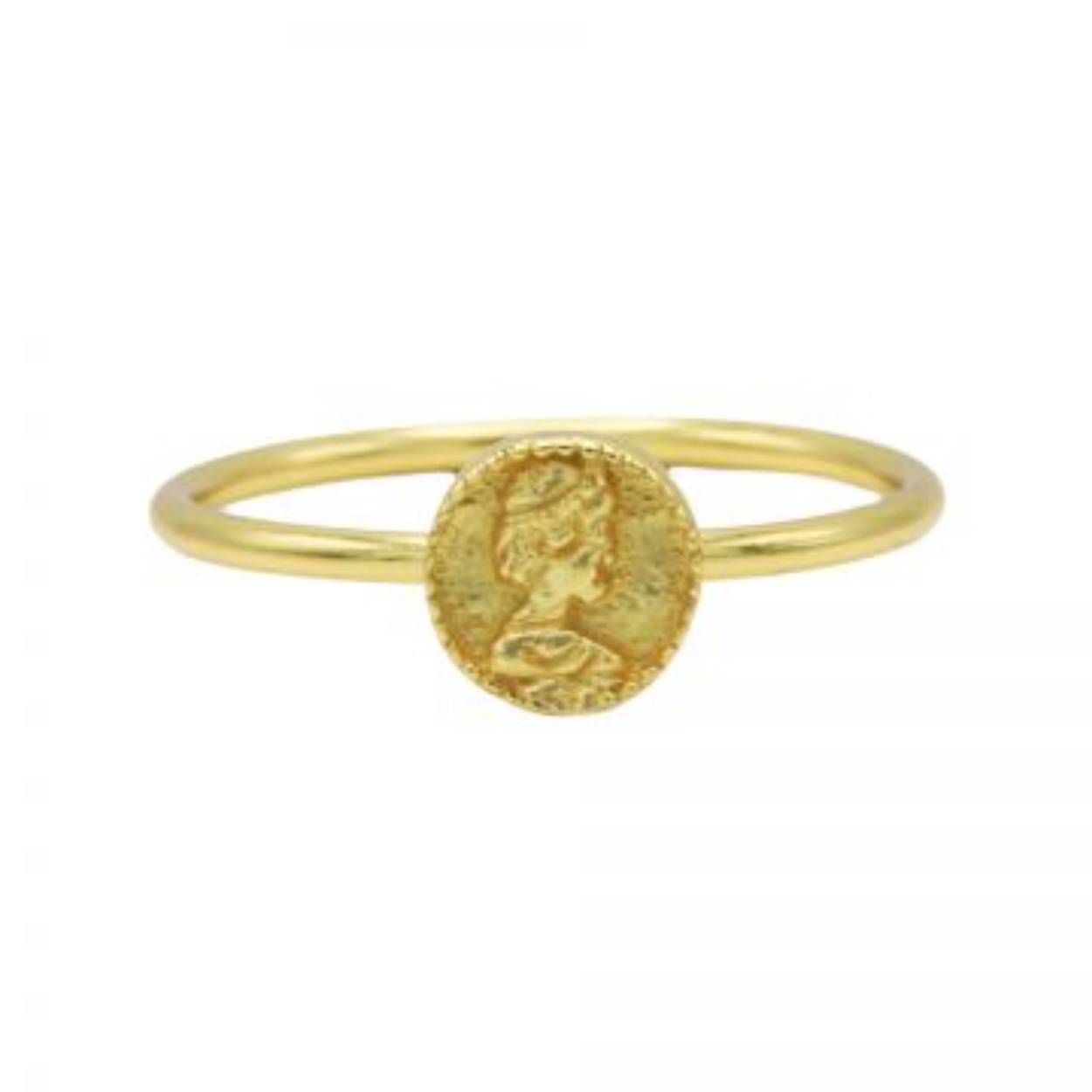 Ring Coin Goldplated