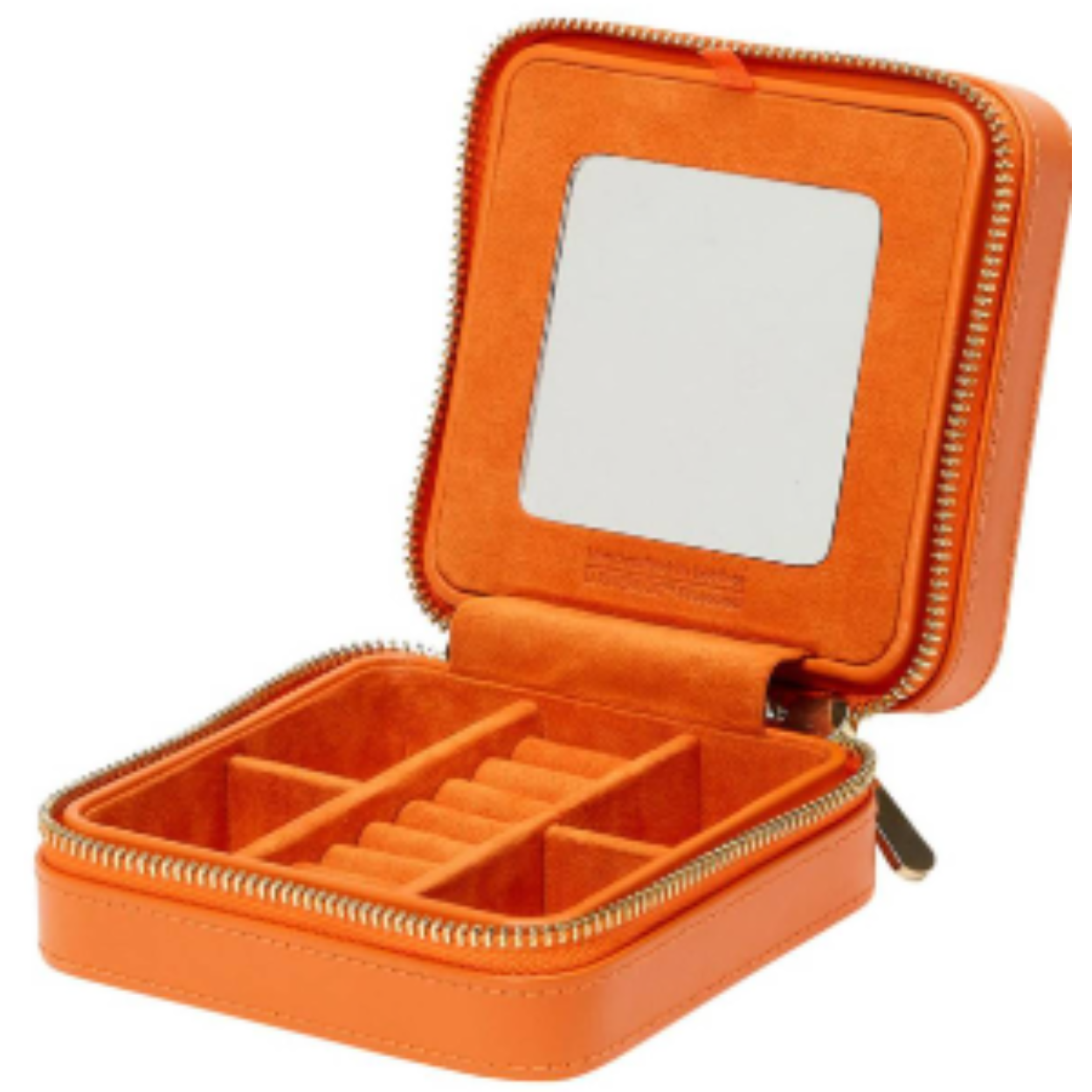 Sieraden reis doosje oranje, Tangerine