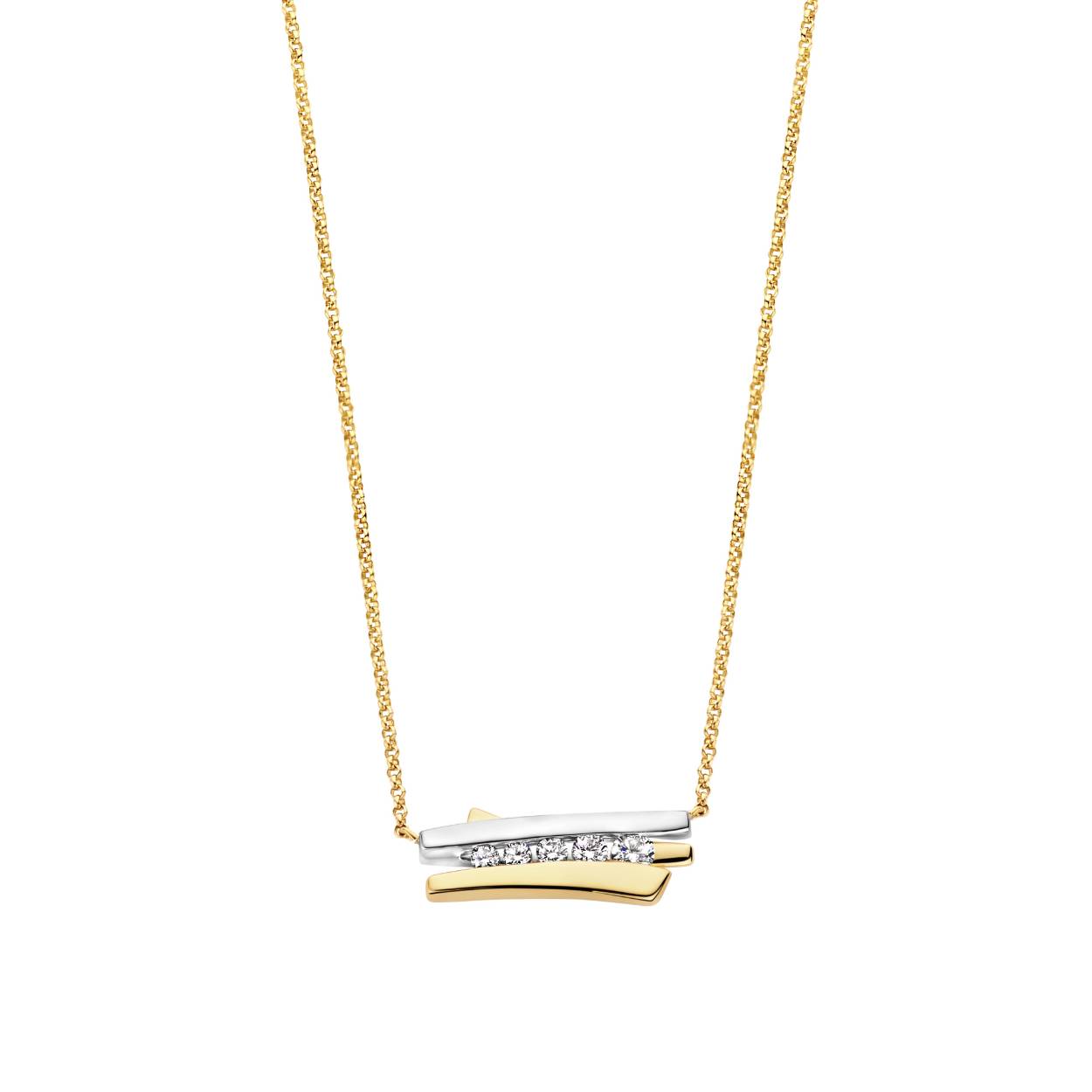 Bico Briljant collier Stella 0.17ct H/si
