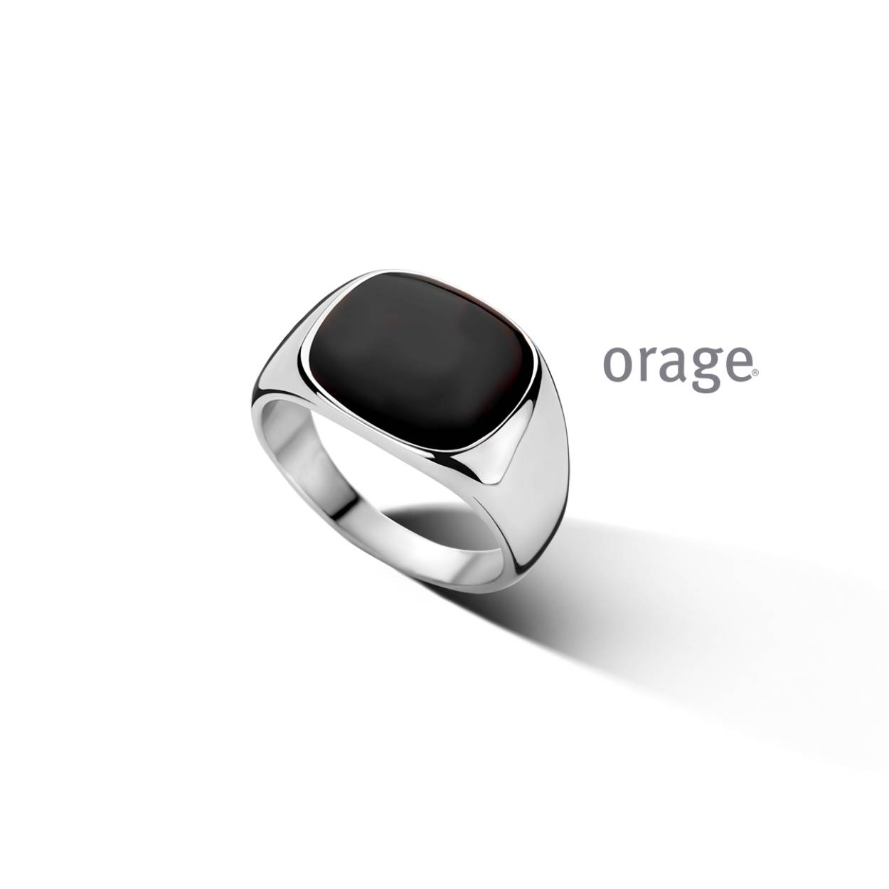 Orage Zegelring staal - AT342