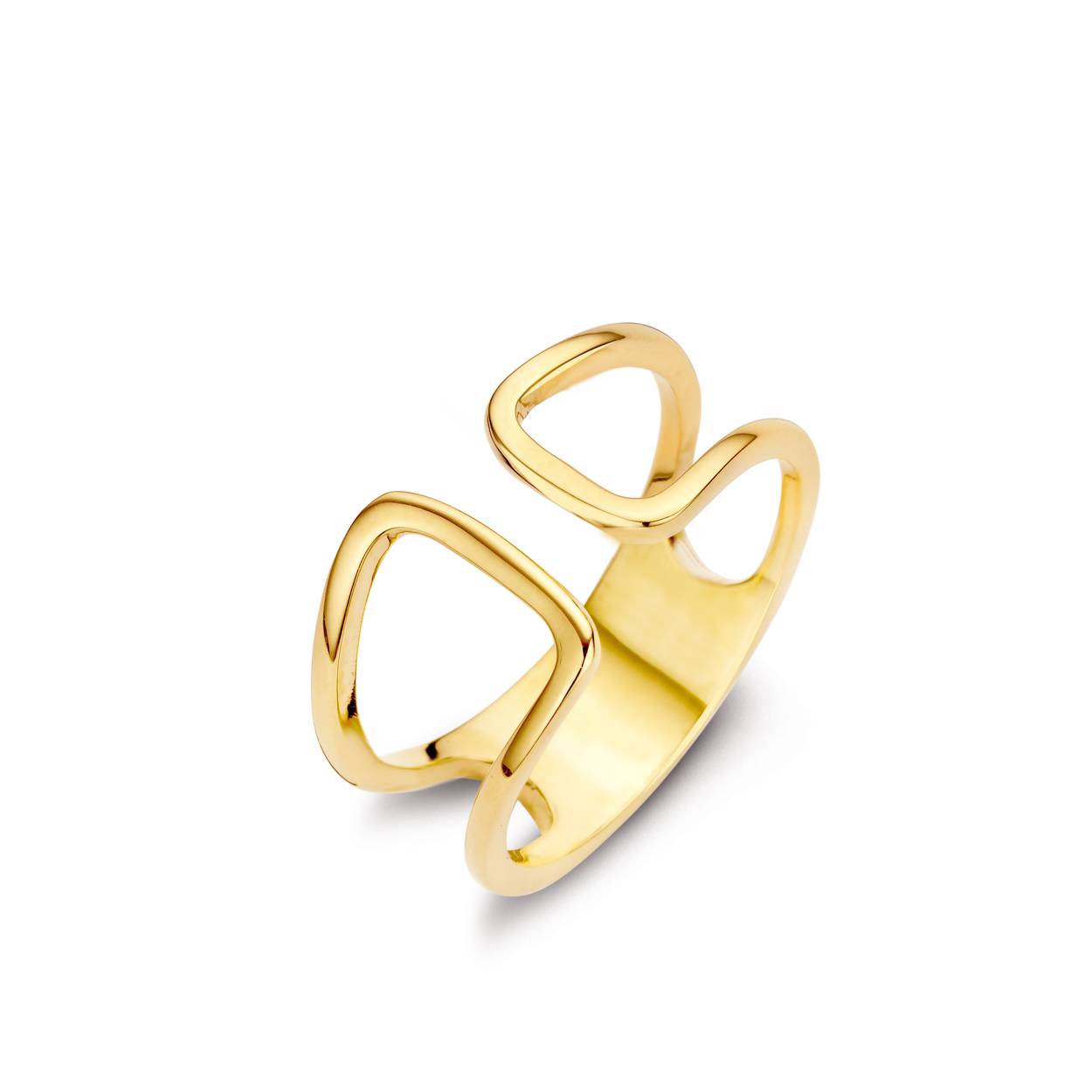 Ring gemaakt met oud goud.
