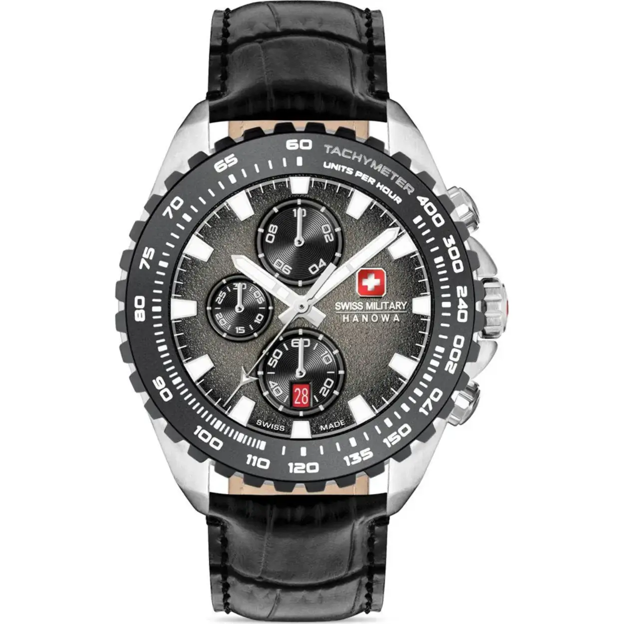 Swiss Military Hanowa horloge, Stone Marten zwart/zwart