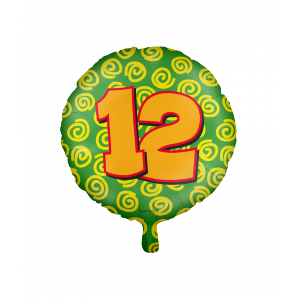 De Happy foil balloons 12 zijn een leuke toevoeging voor als er iemand 12 wordt en door de gebruikte kleuren valt de folie ballon extra op. De folie ballon kan worden gevuld met helium of met lucht, hiervoor wordt standaard een rietje meegeleverd. De ballonnen hebben een diameter van ongeveer 45 centimeter.

Deze ballonnen kunnen wij ter plekke vullen met helium, hiervoor brengen wij 5 euro in rekening.