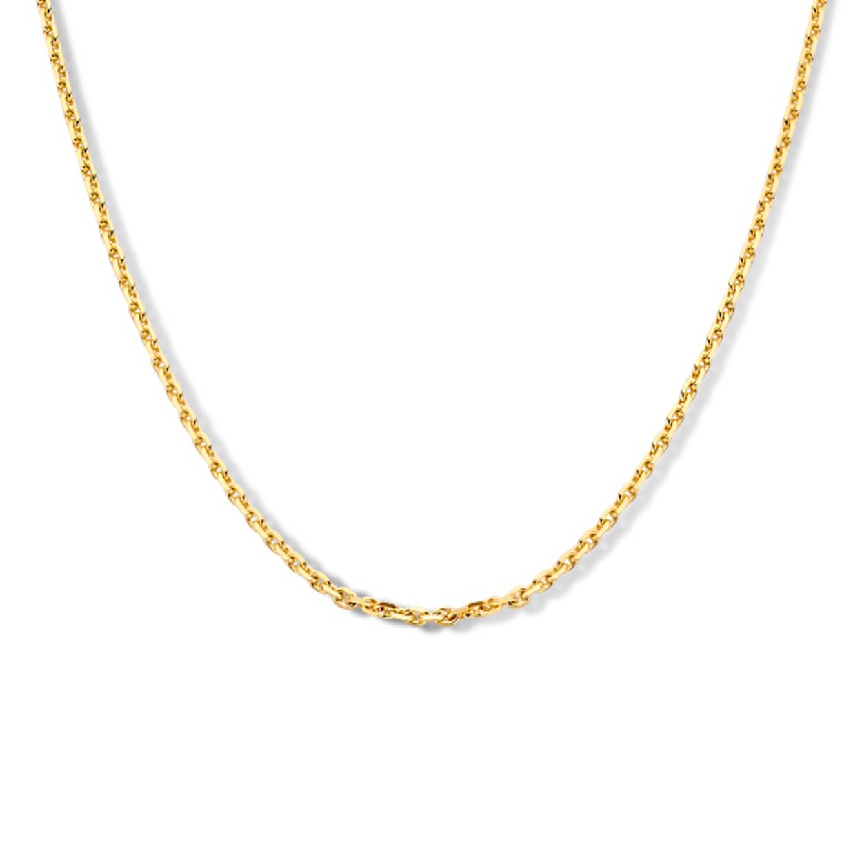 Geslepen Anker collier 1,9 mm 50cm