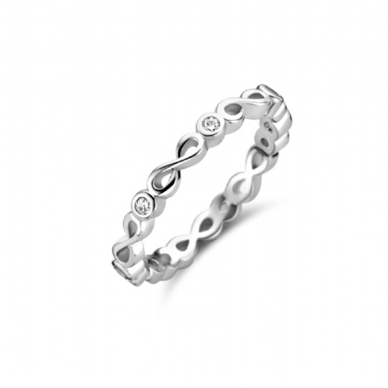 ring zilver zirkonia