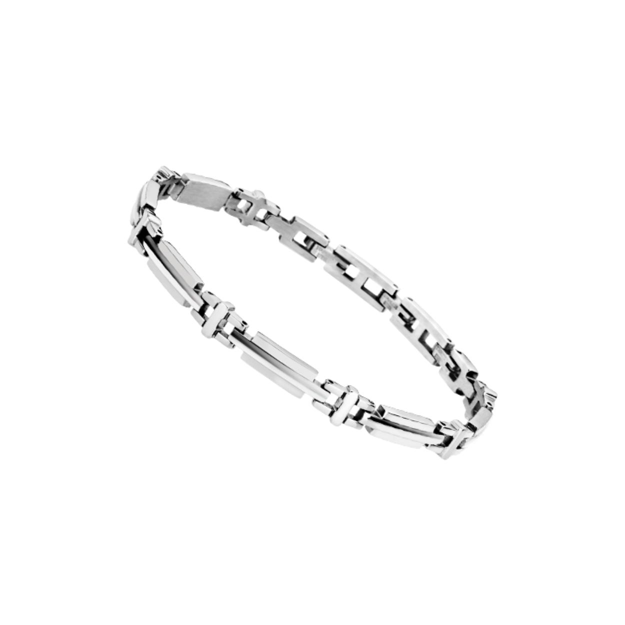 Stalen heren armband